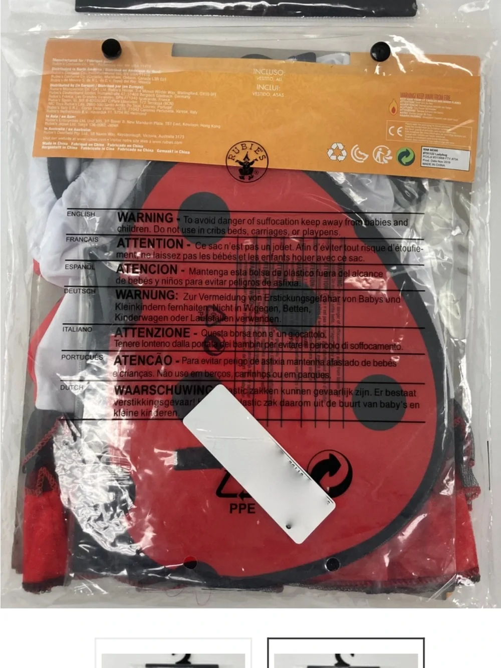 🐞 Ladybug Opus Collection Infant Toddler Costume 🐞